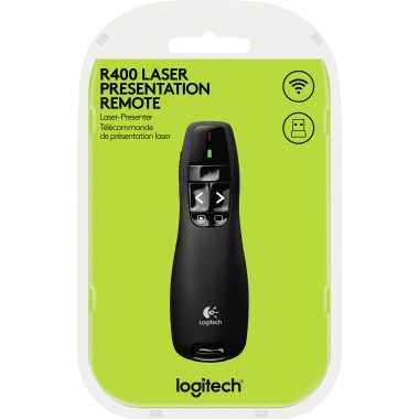 Presenter Logitech R400 wireless schwarz 910-001357