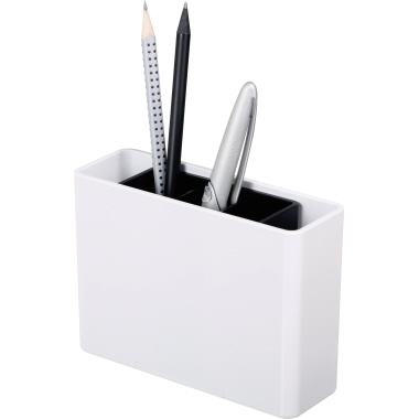 Stifteköcher HAN 92120 Smart-Line weiß 135x40x98mm, 3 Fächer, Abs-kunststoff