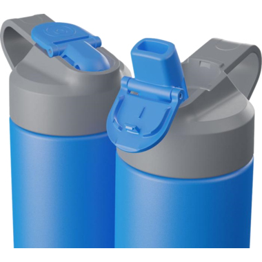 Wasserflasche HidrateSpark® Edelstahl bl au 570 ml