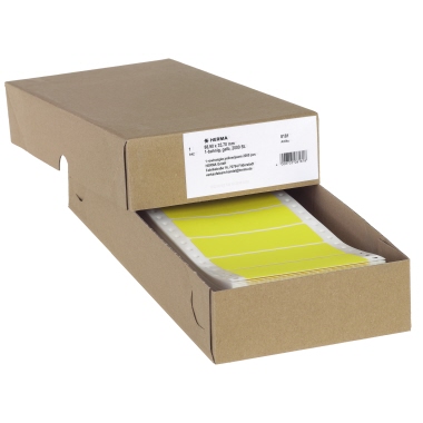 Etikett Herma 818188,9x35,7mm gelb Computer, 1bahnig