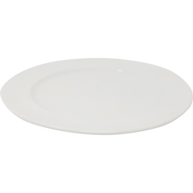 Speiseteller flach Ø 27cm weiß rund Porzellan 6 Stück