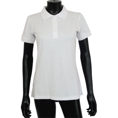 Poloshirt Damen Pro weiss S  Poloshirt Damen Pro weiss S