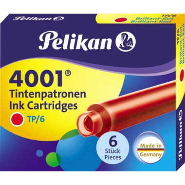 Tintenpatrone Pelikan 4001 TP/6 rot 