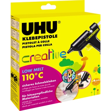 Heißklebepistole Uhu 48610 Low Melt 110° Creative nur für ovalte Klebepatronen
