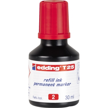 Nachfülltusche Edding T25 30ml rot 