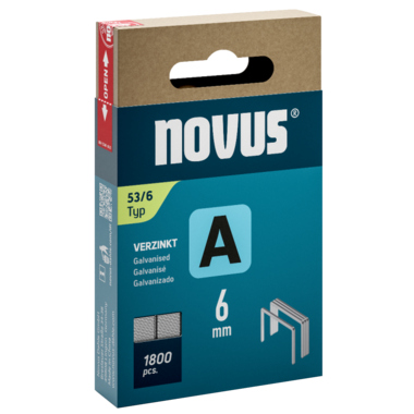 Heftklammer Novus 53/6 verzinkt 