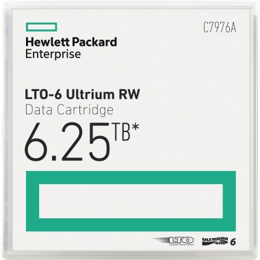 LTO Tape HP C7976A Ultrium 6 3TB/6TB 3,125 Tb/,25 Tb