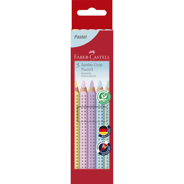 Buntstift Castell Jumbo Grip 5er Etui 