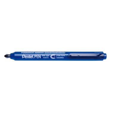 Permanentmarker Pentel NXS15 blau Druckmechanik