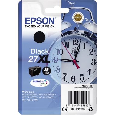 Tintenpa. Epson 27XL C13T27114012 black 