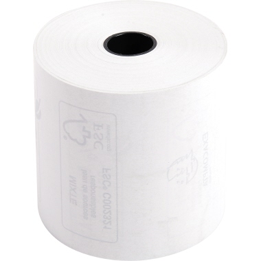 Additionsr. Thermo Exac. 57mmx44m/12mm 40347e, Rückseitig Bedruckt