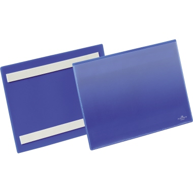 Etikettentasche Durable 179507 A5 quer selbstklebend, dunkelblau
