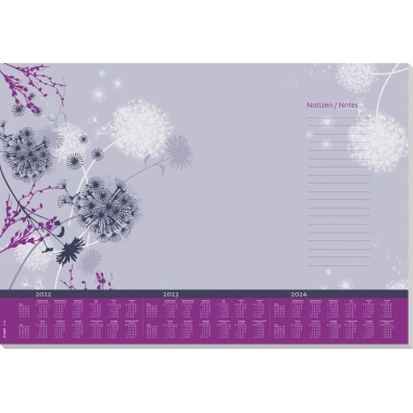 Schreibunterlage Sigel HO400 60x41cm 30 Blatt, Inkl. 3-jahres-kalendarium,