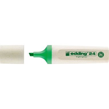 Textmarker edding 24 EcoLine 2-5mm grün, Keilspitze