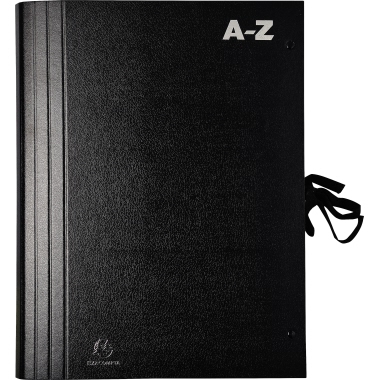 Vorordner A-Z A4 schwarz 