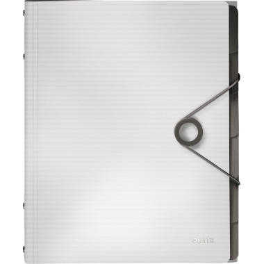 Ordnungsmappe Leitz 4569 Solid A4 PP wei ß, 6 Fächer