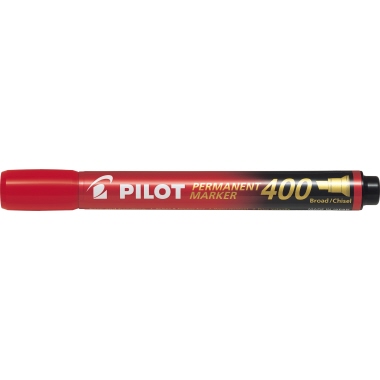 Permanentmarker Pilot SCA-400 rot Keilspitze, Strichbreite 1-4,5mm