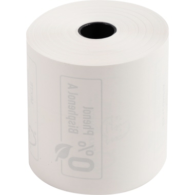 Additionsr. Thermo Exac. 57mmx44m/12mm 43347e, rückseitig bedruckt, phenolfrei