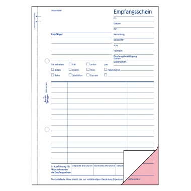 Lieferschein Zweckf. 726 A5 2x50bl.