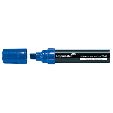 Flipchartmarker Legamaster TZ48 blau 4-12mm, Keilspitze