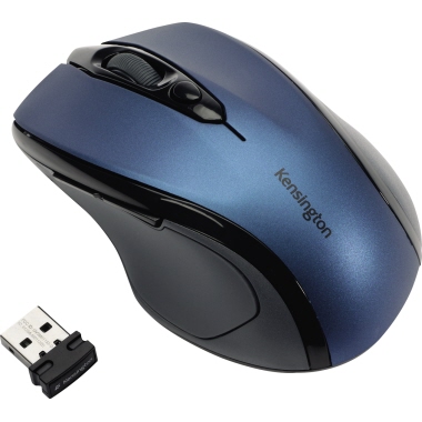 Mouse Kensington K72421WW wireless blau Saphir, Pro Fit Mid-size-maus