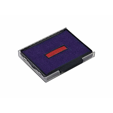 Ersatzkissen Trodat 6/57/2  blau-rot für die alten Modelle 3.0 Kunststoff
