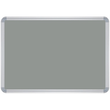 Moderationswand Ultradex 7410 grau 09 , Beidseitig Filzbespant, 150x120cm