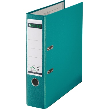 Ordner Leitz 1010 Plastik A4 80mm türkis  Ordner Leitz 1010 Plastik A4 80mm türkis
