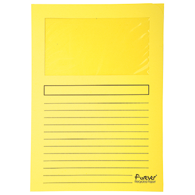 Sichtmappe Exaclair 50259E A4 gelb 