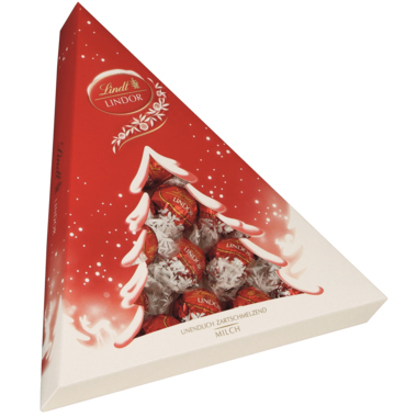 Schokolade Lindt 70361 Vollmilch Lindor Tanne
