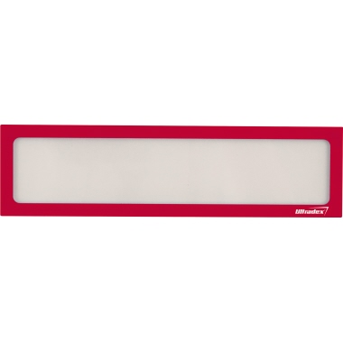 Infotasche Überschrift Ultradex 5105 rot 4 Quer/a3 Hoch Magnetisch