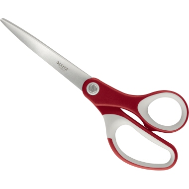 Schere Leitz 5417 Titan 20,5cm rot 5416 , Rostfreier Stahl, Ergonomischer G