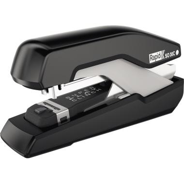 Heftgerät Leitz 5000 SO30C schwarz/grau Supreme Omnipress, Geringer Kraftbedarf
