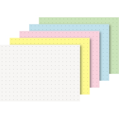 Karteikarten BRUNNEN 10227 A7 dotted sortiert 100 Stück Karteikarten BRUNNEN 10227 A7 dotted sortiert 100 Stück