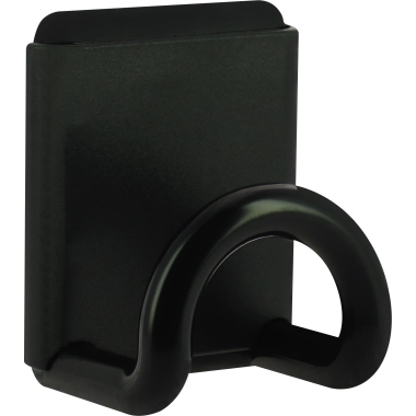 Garderobenhaken Unilux Fil Magnetic 10x8cm, schwarz, magnetisch