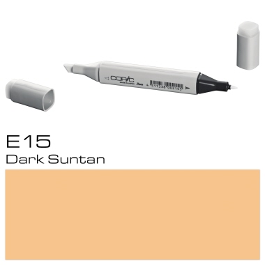Copic Marker E15 Magnetoplan 20075 Dark Suntan