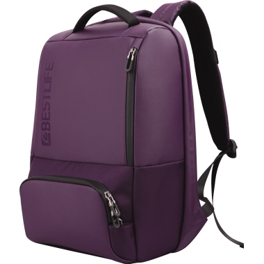 Rucksack BESTLIFE lila 15,6"