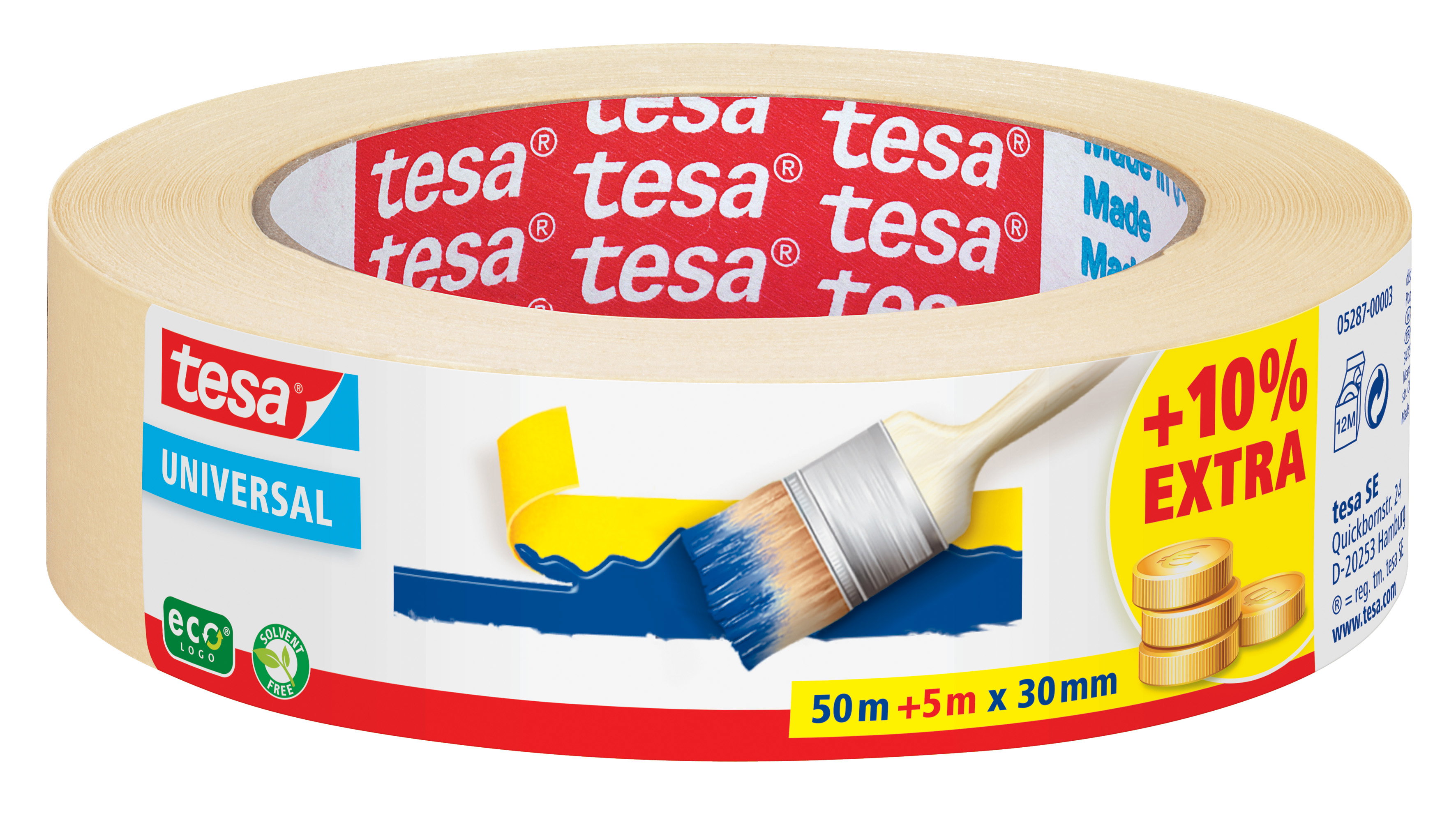 Kreppband Tesa 05287 50mx30mm 
