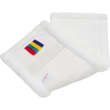 Wischbezug Microfaser weiss 40cm 
