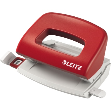 Locher Leitz 5058 rot 0,8mm, 8 Blatt Lt Kw18!