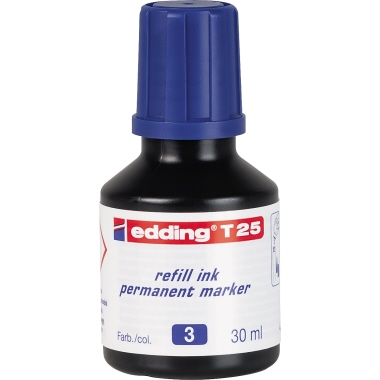 Nachfülltusche Edding T25 30ml blau 