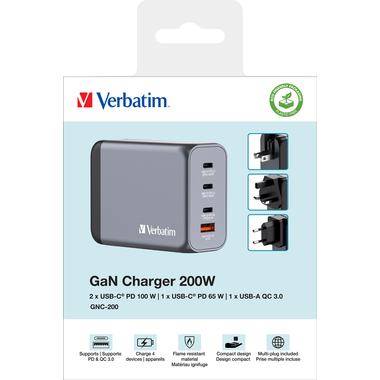 Ladeadapter Verbatim 32204 GNC-200 200W 