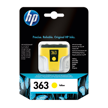Tintenpa. HP 363 C8773EE yellow 