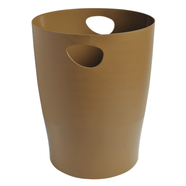 Papierkorb Exacompta 15l 45329D mit Tragegriff, 15 Liter, opak 45329d