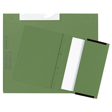 Pendelh. L. m.T. actus Pendel d-grün -Hefter m Tasche und Linksheftung