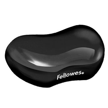 Handgelenkauflage Fellowes 9112301 schw Schwarz, Rutschfest, Mit Gelfüllung