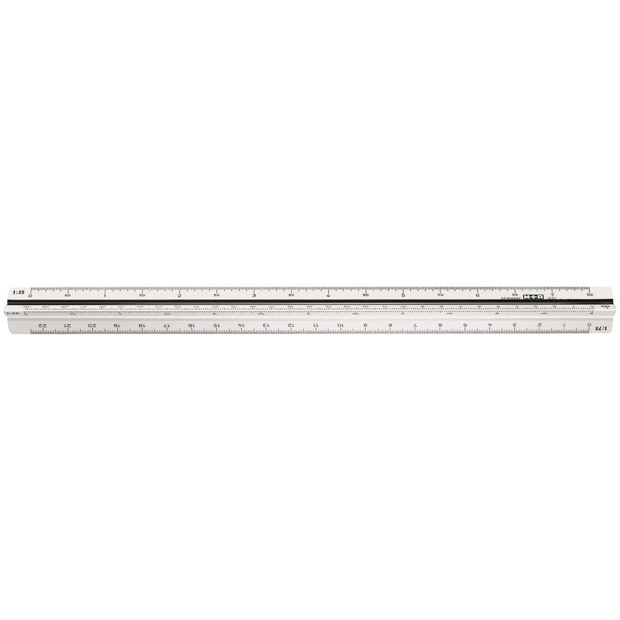 Dreikantmaßstab M+R 716310010 Architekt 1:20, 1:25, 1:50, 1:75, 1:100, 1:125 Dreikantmaßstab M+R 716310010 Architekt 1:20, 1:25, 1:50, 1:75, 1:100, 1:125
