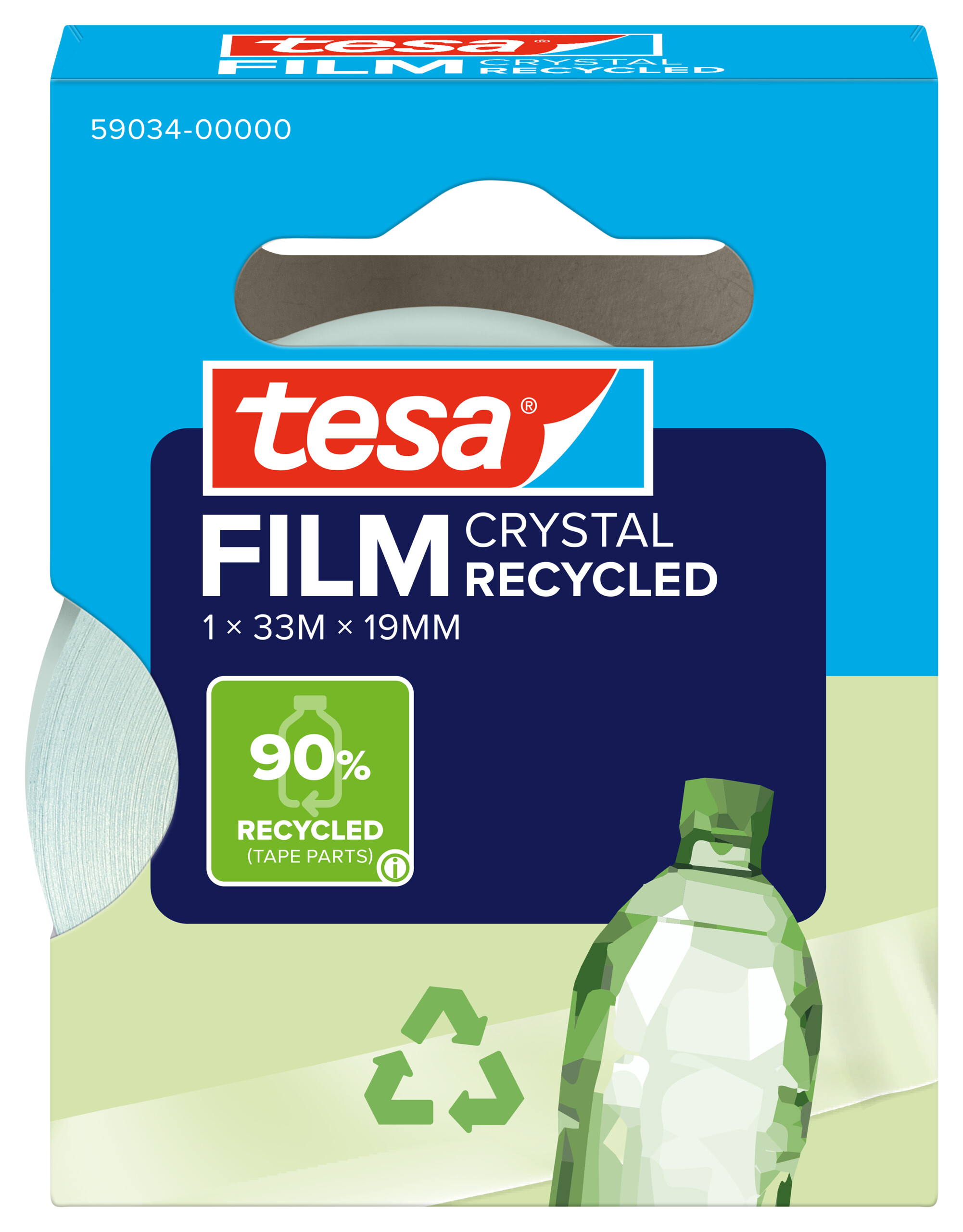 Klebefilm tesa 59034 ECO&Prem. 33mx19mm 