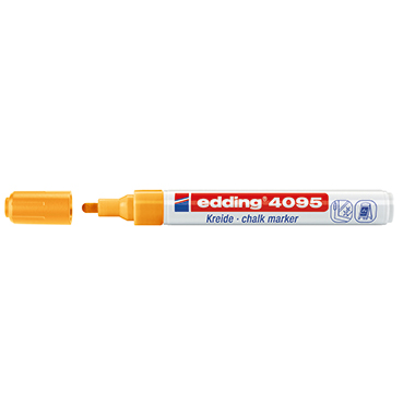 Kreidemarker edding 4095 neonorange 2-3mm, Rundspitze