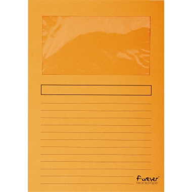 Sichtmappe Exaclair 50104E A4 orange 